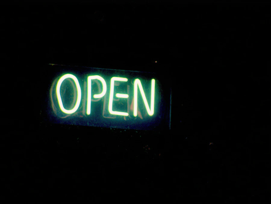 Neon Open Sign