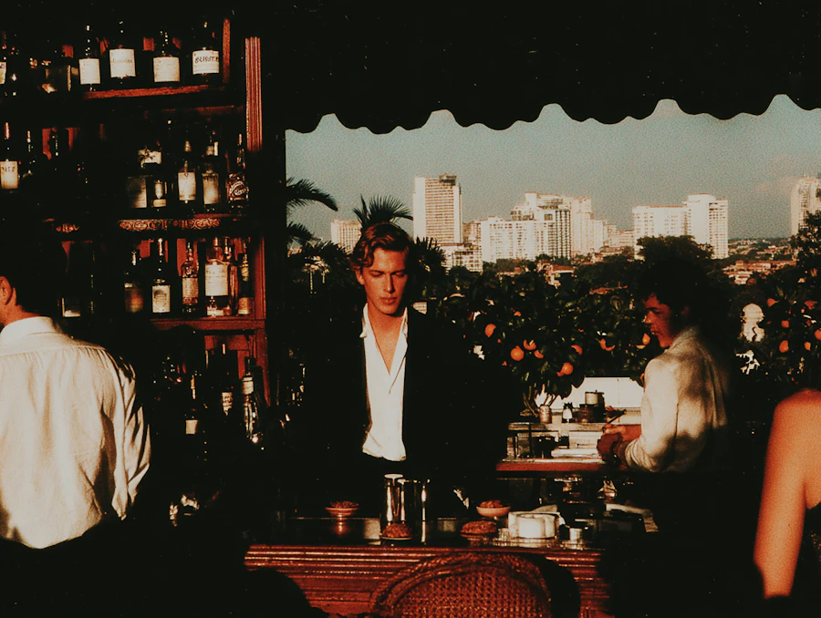 Lively Bar Scene