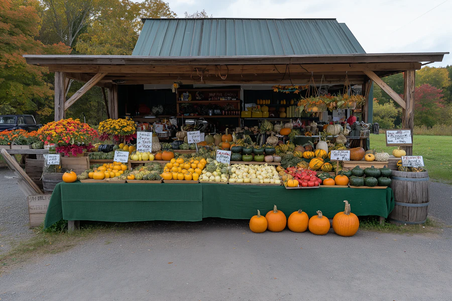 Outdoor vendor booths set up for an art and craft festival
