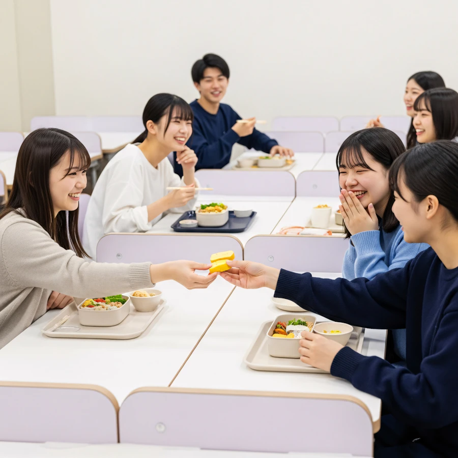 Cafeteria Gathering