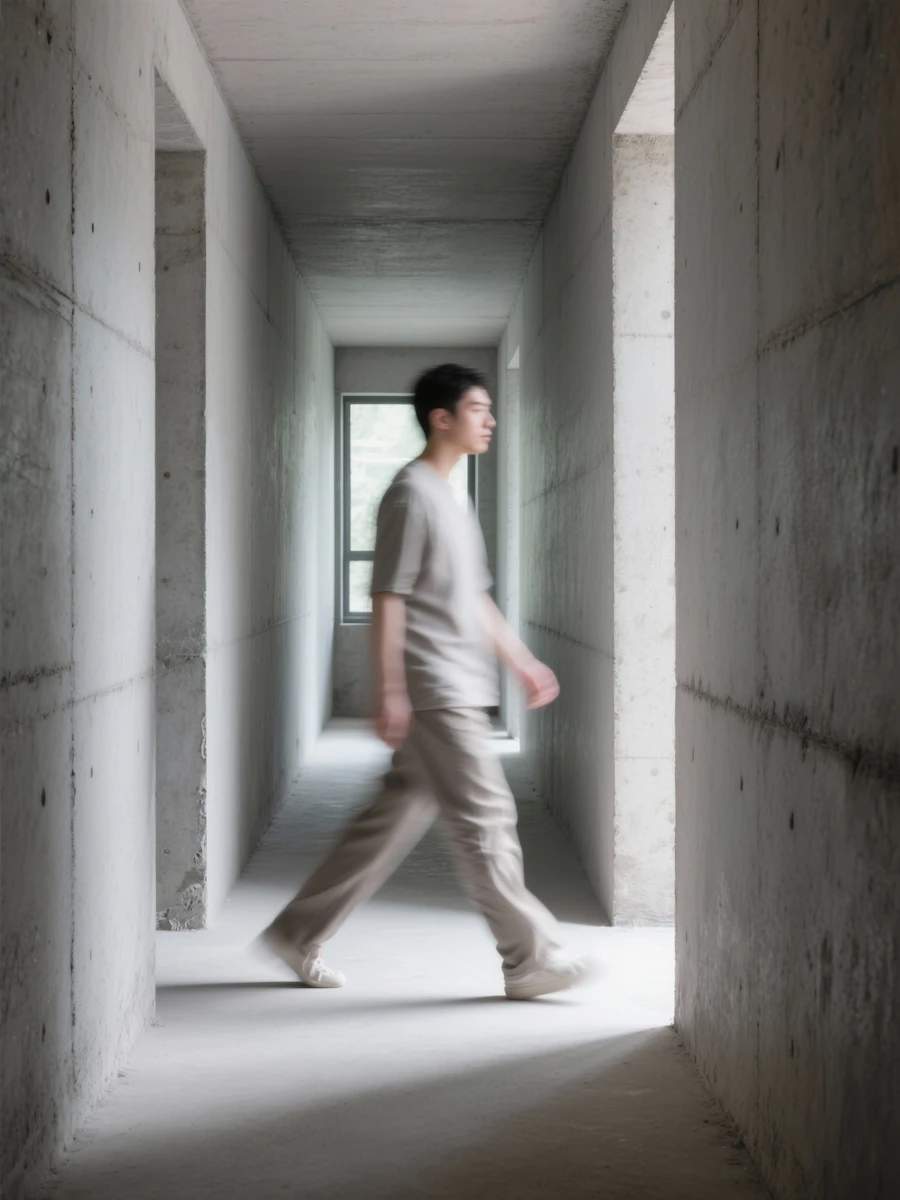 Minimalist Hallway Walk