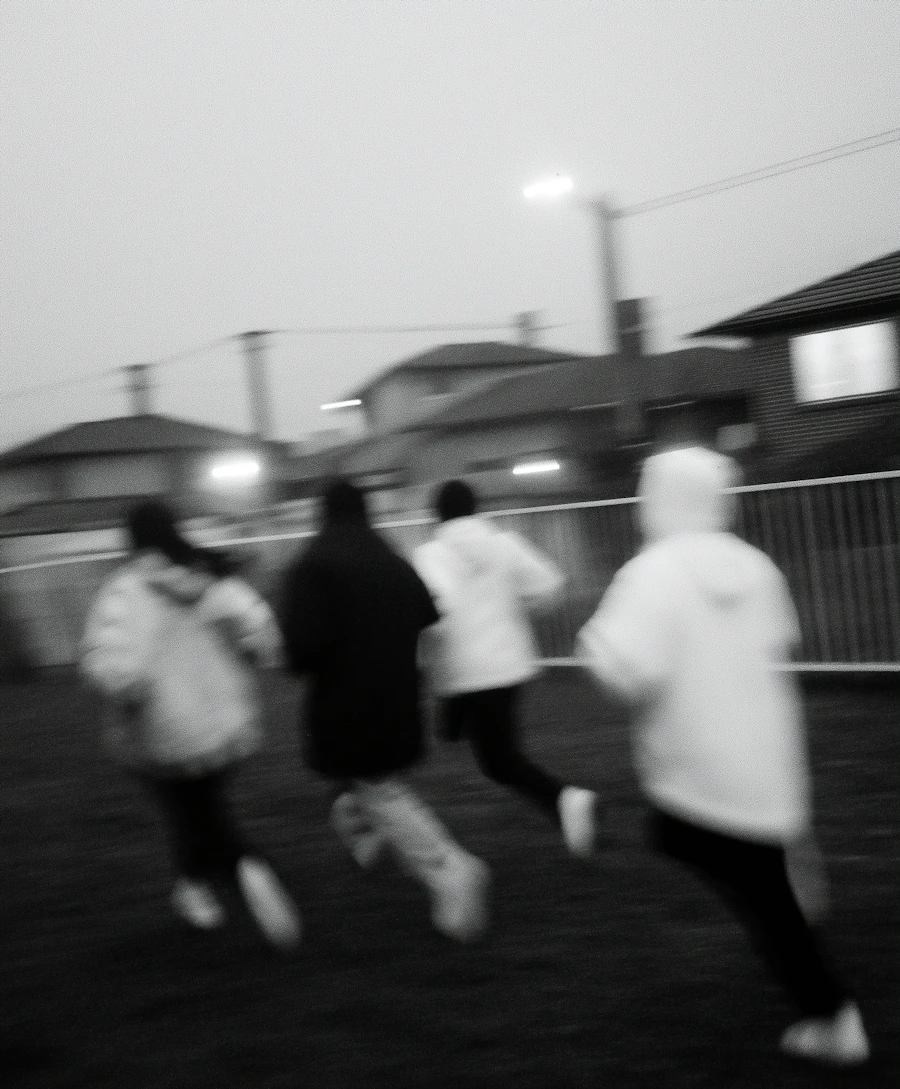 Runners in the Citizens Police Academy 5K at Frame Park