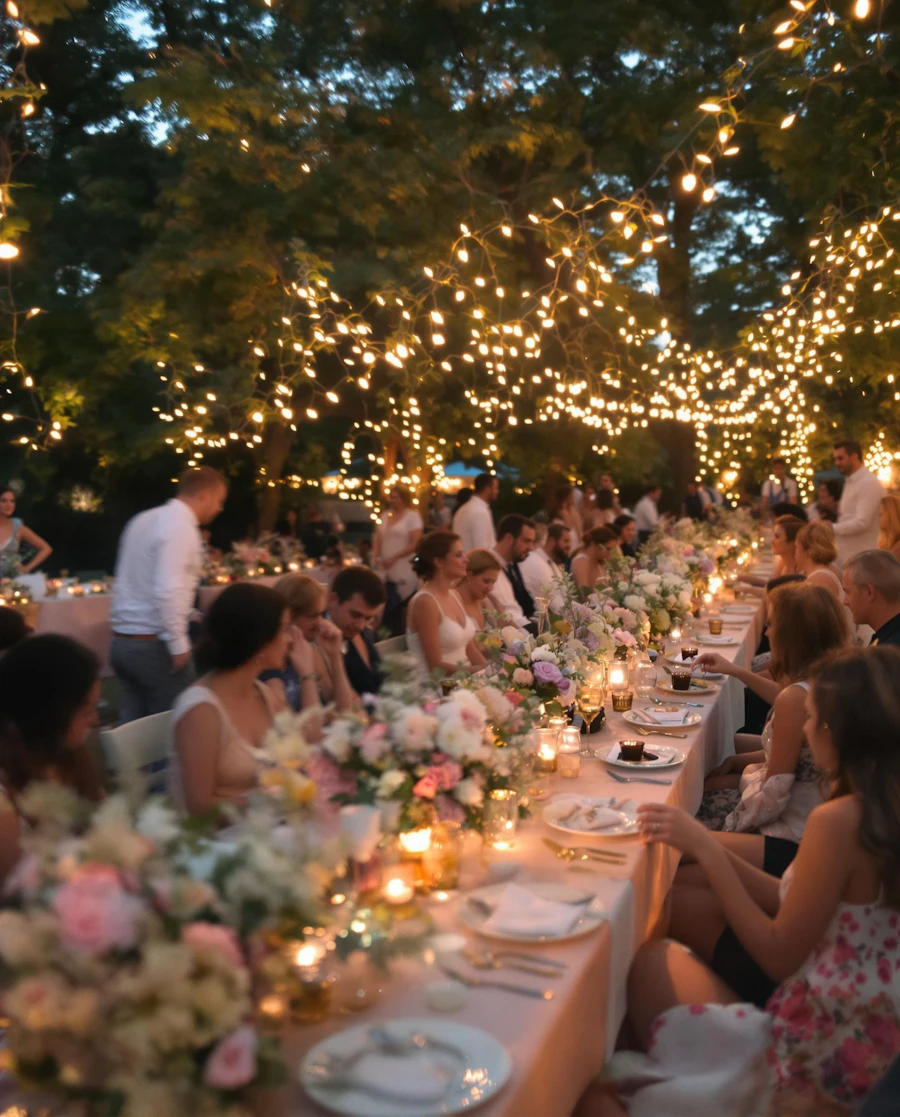 Outdoor Banquet Scene