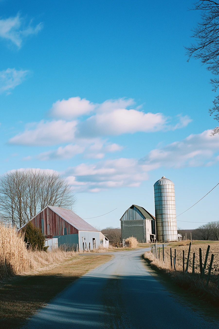 A quiet farm field along the Tall Pines Conservancy bus tour route